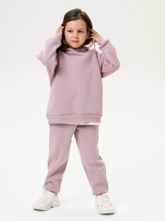 LF kids, костюм с начесом "Over Komfort" ( цвет пудра). Арт.  д10