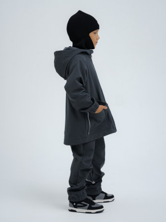 LFkids,  КУРТКА софтшелл непромокаемая цвет графит