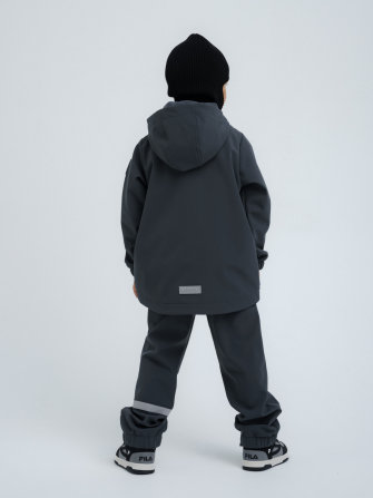 LFkids,  КУРТКА софтшелл непромокаемая цвет графит