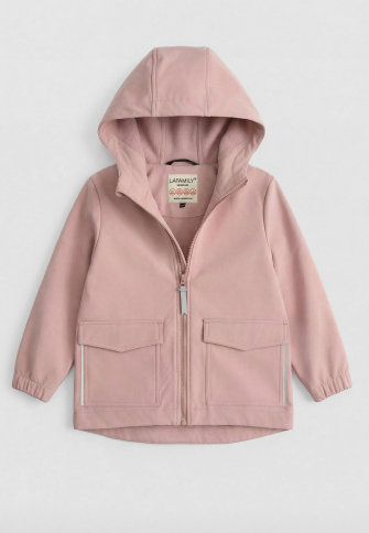 LFkids,  костюм софтшелл непромокаемый цвет розовый