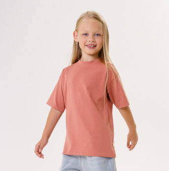 Комплект футболок от LF Kids, персик+красный+фисташка