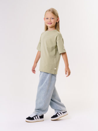 Комплект футболок от LF Kids, персик+красный+фисташка