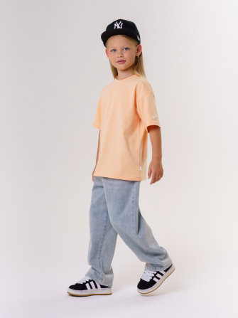 Комплект футболок от LF Kids, персик+красный+фисташка