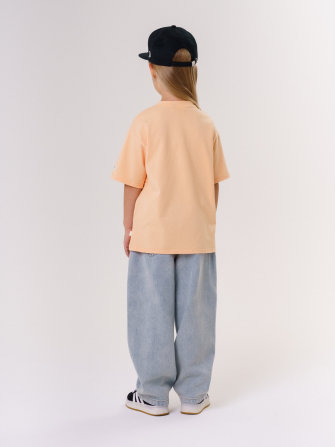 Комплект футболок от LF Kids, персик+красный+фисташка