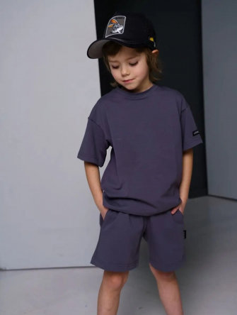 LF kids, костюм летний ( цвет графит)