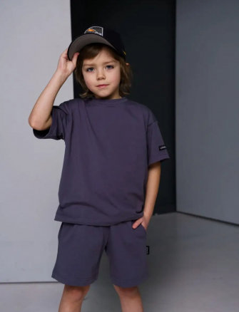 LF kids, костюм летний ( цвет графит)