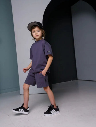 LF kids, костюм летний ( цвет графит)