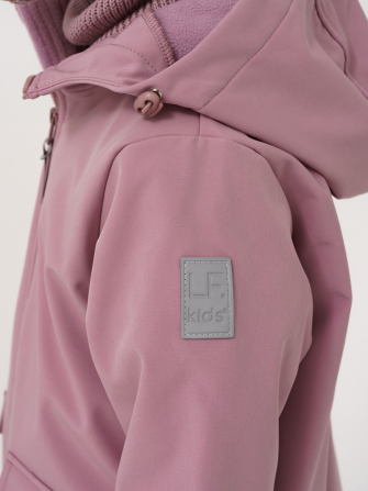 LFkids,  КУРТКА софтшелл непромокаемая цвет розовый