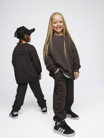 LF kids, костюм облегченный  "Sweatshirt" ( цвет коричнево-серый).  Арт.  LF 888005