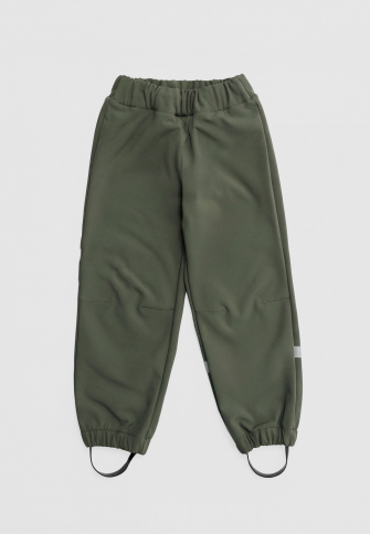 LFkids,  БРЮКИ софтшелл непромокаемые цвет зеленый