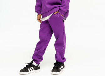 LF kids, штаны спортивные утепленные с начесом (цвет фиолетовый)