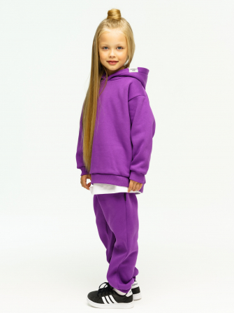 LF kids, штаны спортивные утепленные с начесом (цвет фиолетовый)