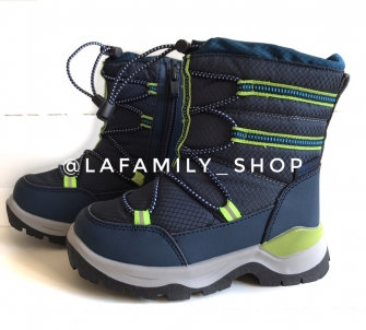 Ботинки зимние для мальчика (синие) арт 5705 Ботинки зимние для мальчика (синие) арт 5705